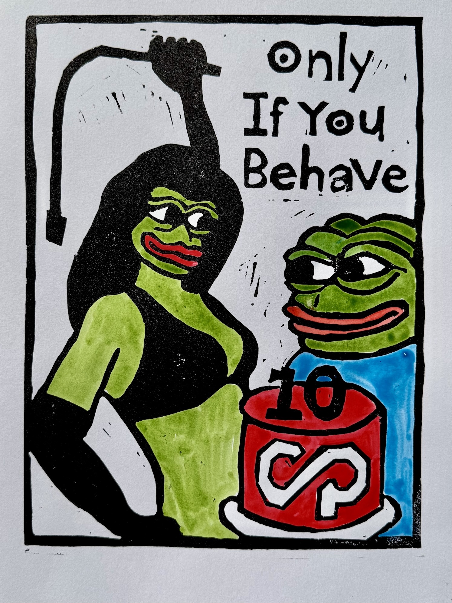 Spanked Pepe