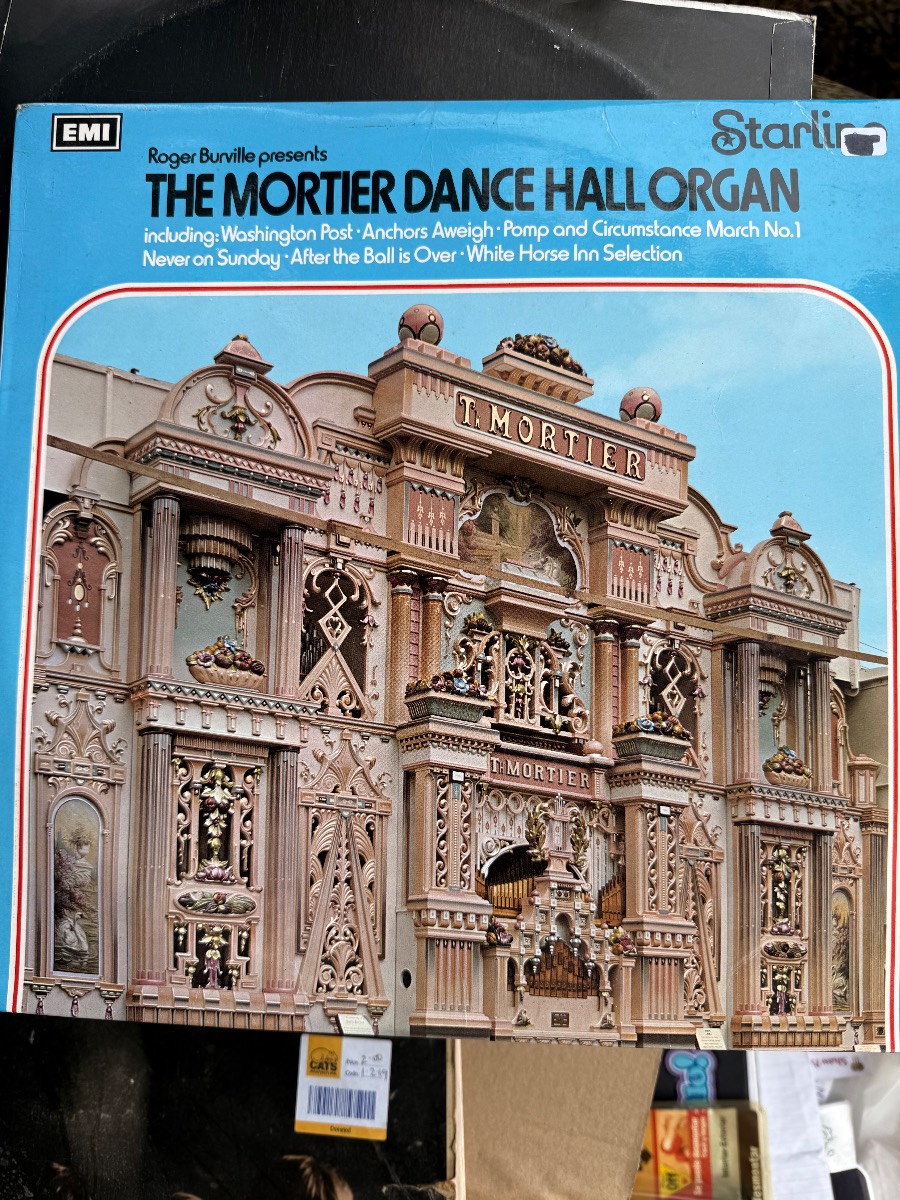 Roger Burville Presents The Mortier Dance Hall Organ — EMI Starline Vinyl LP (1972)