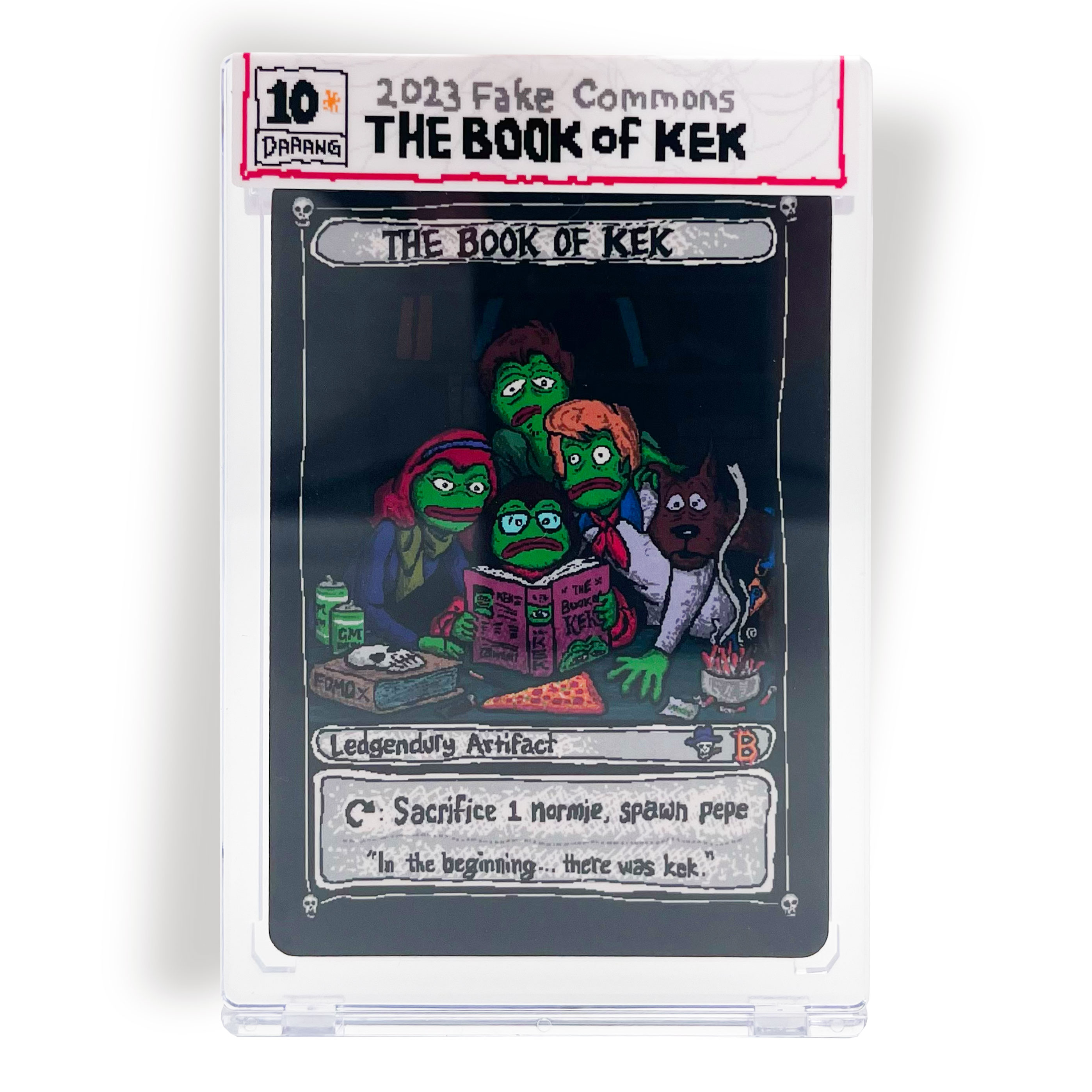 the book of kek collectible trading card (sealed)