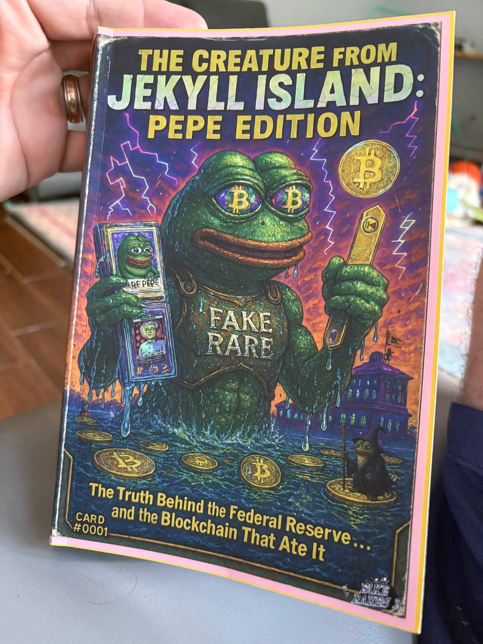 The Creature From Jekyll Island: Pepe Edition (signed 1st edition)