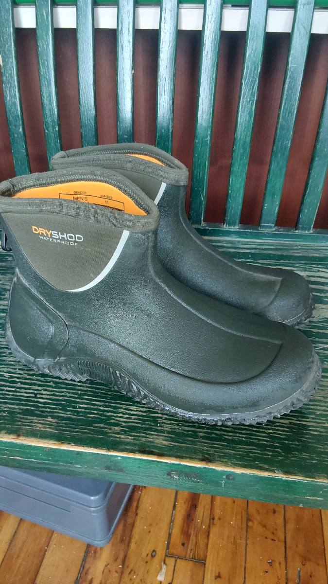 Dryshod Waterproof Ankle Boot — Men's Size 11, Olive Green