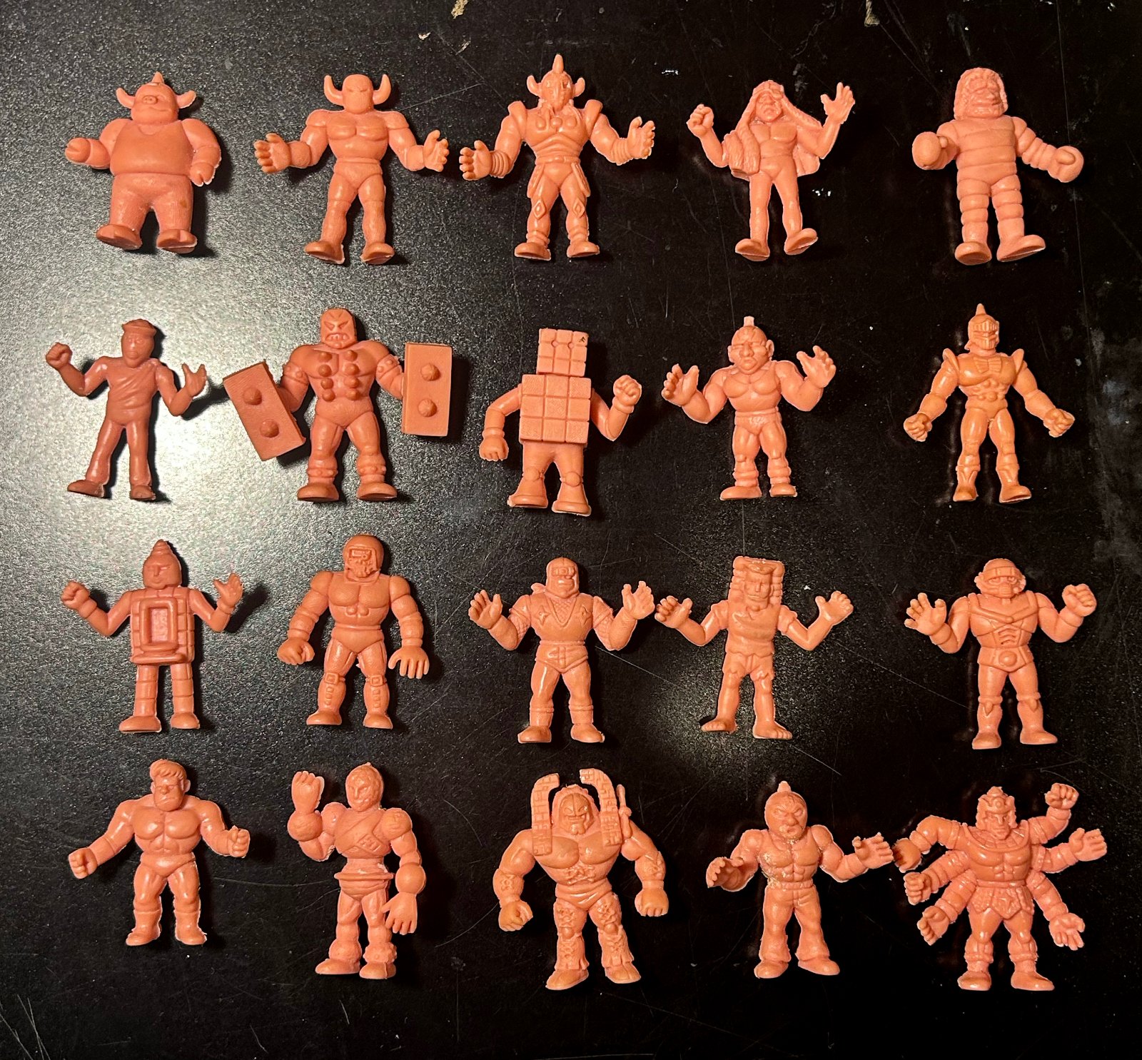 M.U.S.C.L.E. Men - Vintage 1980's Toys Lot of 73