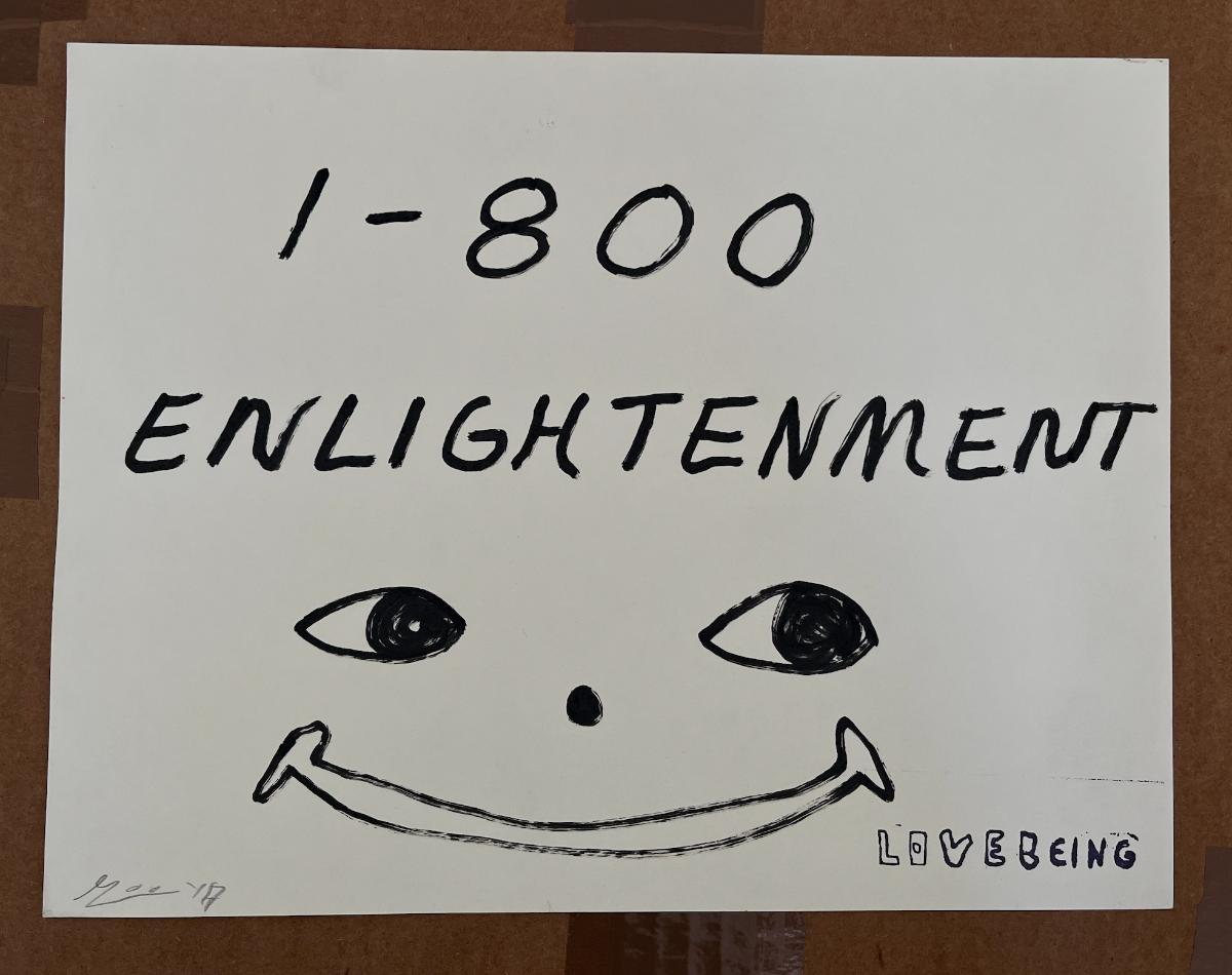 1-800 ENLIGHTENMENT Vintage Advertisement