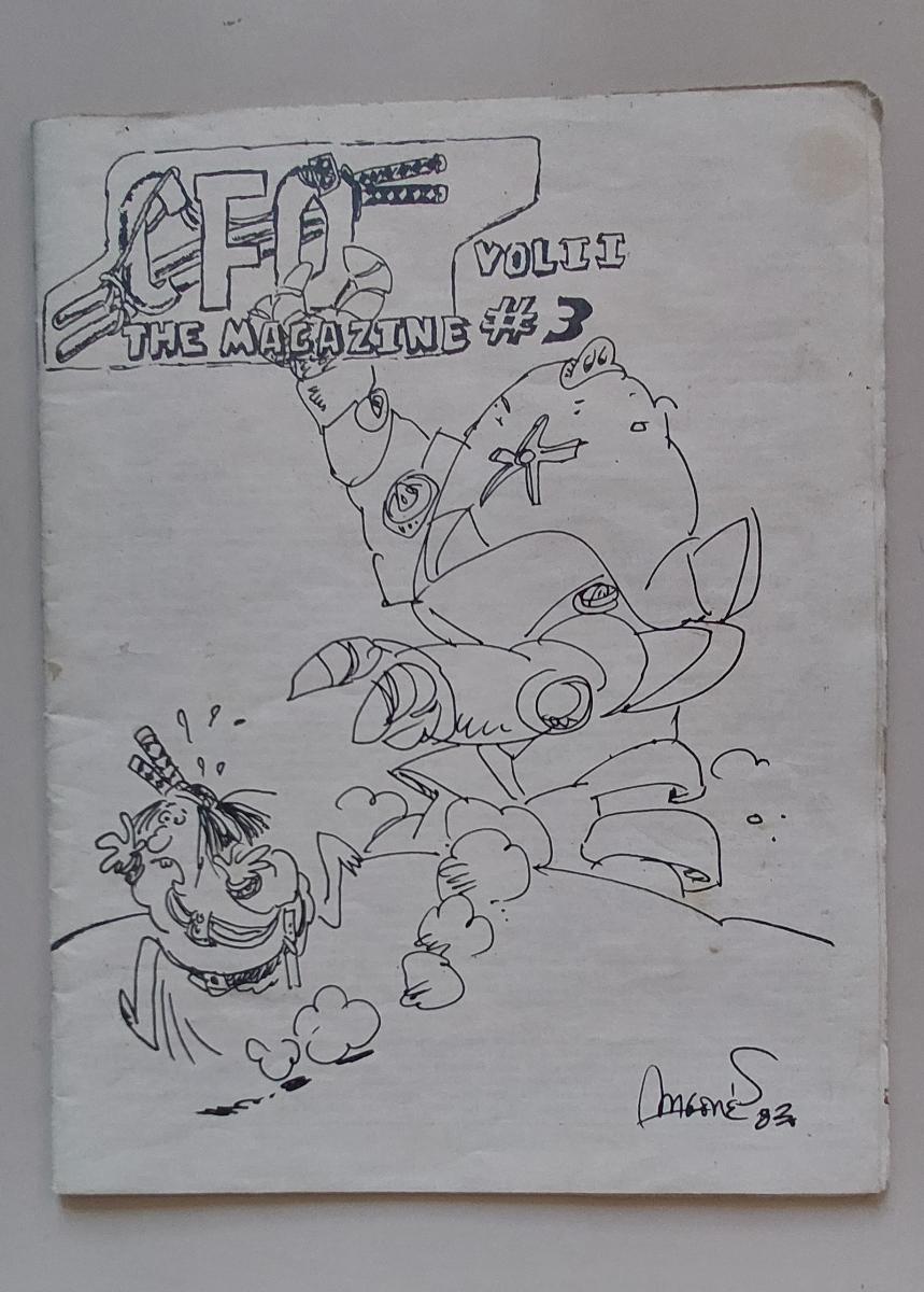 CFA THE MAGAZINE | 1983 VOL II #3 Cover By Sergio Aragones | CARTOON FANTASY ORGANIZATION | Good Condition
