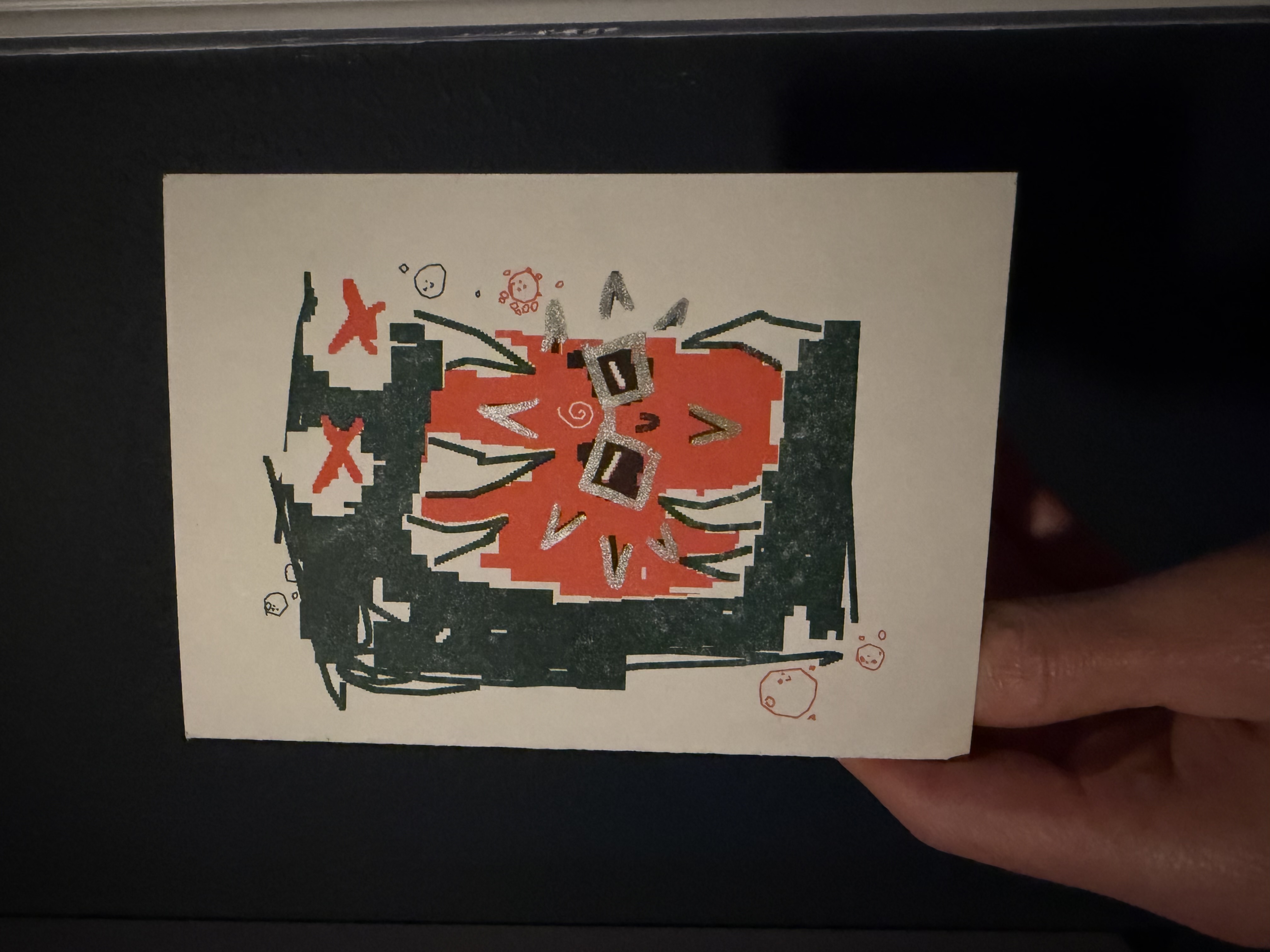 XCOPY signed print/card